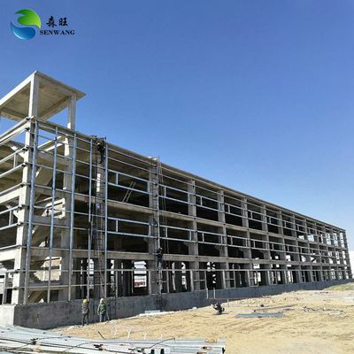 6004004200mm ورشة عمل لهياكل الصلب بما في ذلك نظام الإضاءة الاختياري المصمم للإنتاج الصناعي وخطوط التجميع