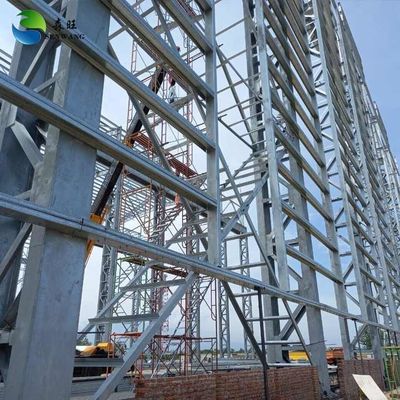 مستودع جاهز للتصنيع هيكل فولاذي ورشة عمل مبنى تجميع / تفكيك سهل