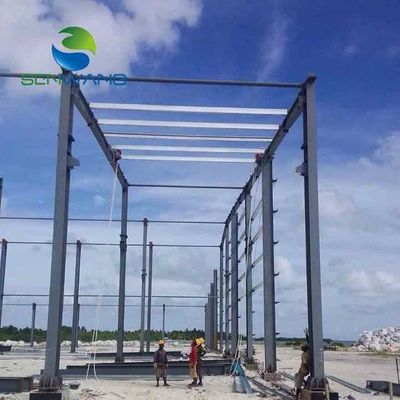 مخصصة كبيرة مربع متر مستودع هيكل الفولاذ واسع النطاق المهنية