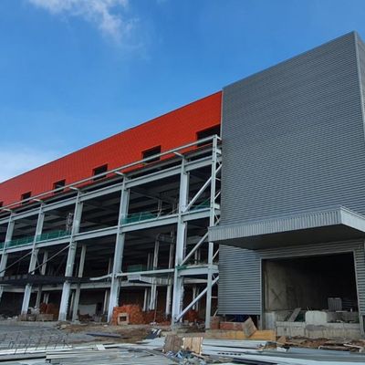 Q235 Q345 هيكل الفولاذ المعدل المعدل للمباني المرنة والقابلة للتكيف