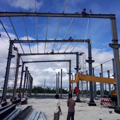 المباني الهيكلية الفولاذية ذات التكلفة الفعالة المباني والورش المعدنية متعددة الوظائف