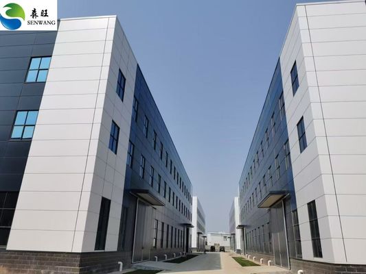 مستودع هنجار الفضاء الكبير المعدة مسبقاً مع بنية فولاذية واسعة النطاق مع درجة Q235B القوية