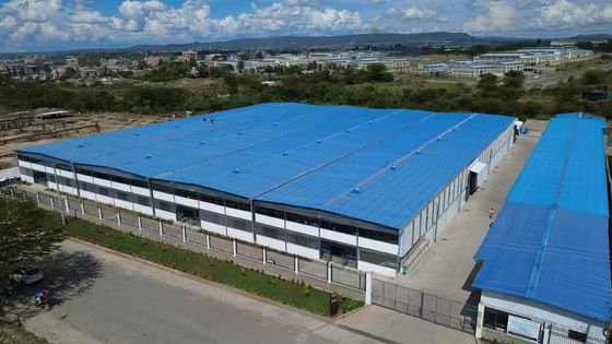 التنمية الصناعية المنسقة المباني الهيكلية الفولاذية للمستودعات الكبيرة