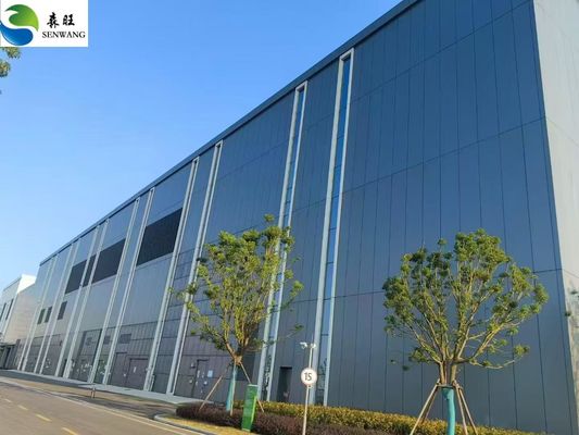 مبنى هيكل فولاذي مع وصلة مسامير/لحام وتوجيه عبر الإنترنت