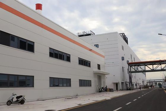 مبنى هيكل فولاذي مخصص لسقيفة مستودع صناعي