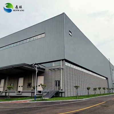 مستودع هيكل فولاذي مُسبق الصنع مع إطار فولاذي Q235/Q355