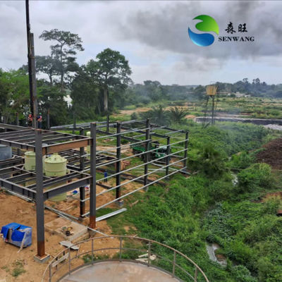 مستودع فولاذي مسبق الصنع مع أعمدة فولاذية قابلة للتخصيص مع منور من البلاستيك المقوى بالألياف الزجاجية وتصميم CAD