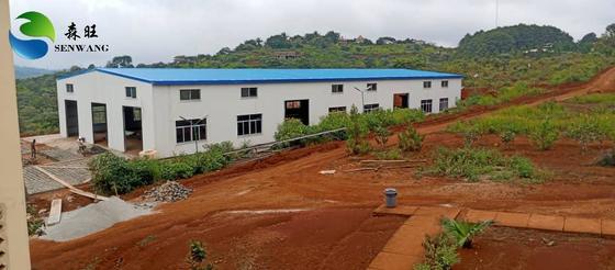 مستودع بهيكل فولاذي متين مع عمر افتراضي 50 عامًا وإطار فولاذي Q355