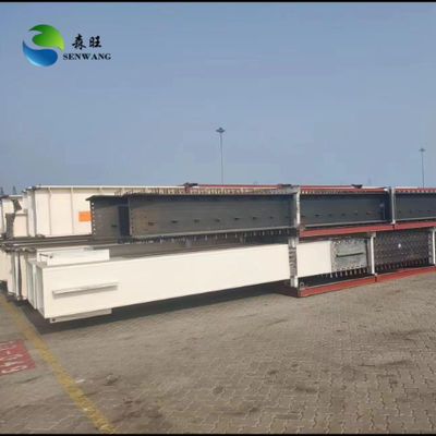 مستودع هيكل فولاذي بمظهر صناعي مع مقاومة للزلازل من الدرجة 7-9 واتصال بمسامير