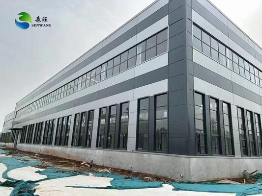 ورشة عمل هيكل فولاذية 9 نقاط زلزالية مع الفولاذ الخفيف Q355 وفترة بناء قصيرة