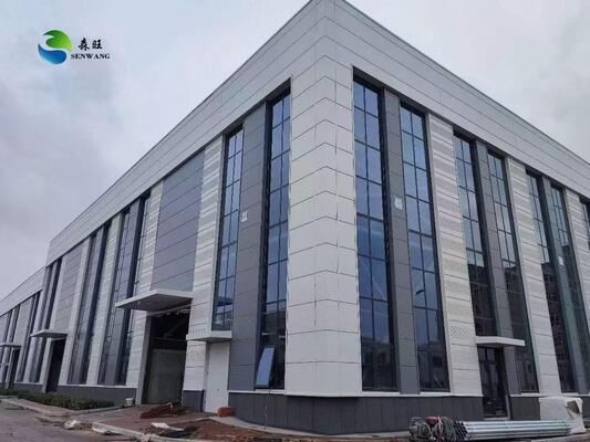 Customized Steel Structure Warehouse with Sloped Roof and Steel Cladding Sheet for Durable Storage Solutions