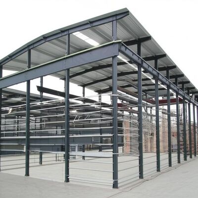 ورشة هيكل فولاذي من 9 نقاط زلزالية مع إطار رئيسي من الفولاذ الخفيف Q355 لفترة بناء قصيرة