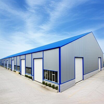 مبنى فولاذي مسبق الصياغة خفيف الوزن مع حماية التآكل والعزل الحراري