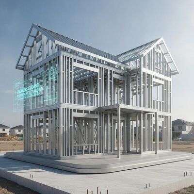 إرشاد المهندسين بناء إطار المعدنية السكنية توفير الدعم الخبراء للكفاءة في البناء السكني