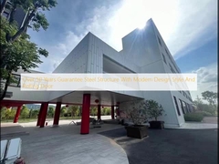 هيكل فولاذي بضمان يزيد عن 50 عامًا مع تصميم عصري وباب دوار